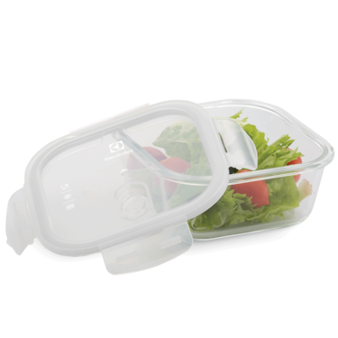 4x glass food containers