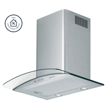 60cm glass chimney range hood